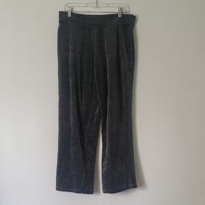 Women's Gray Velour Pants